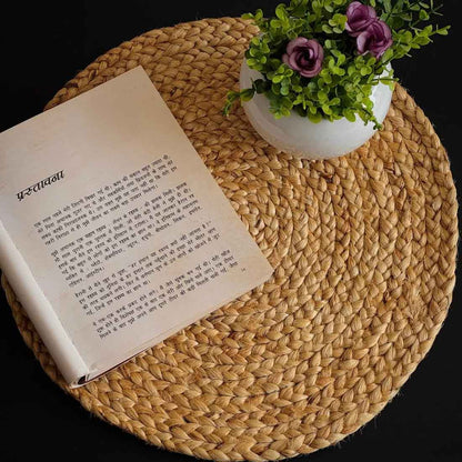 EarthWeave Round Jute Coaster – 6" Handwoven Rustic Elegance