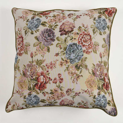 Winter Floral Pillow Cover | Tapestry Floral Pillow | Decorative Throw Cushion