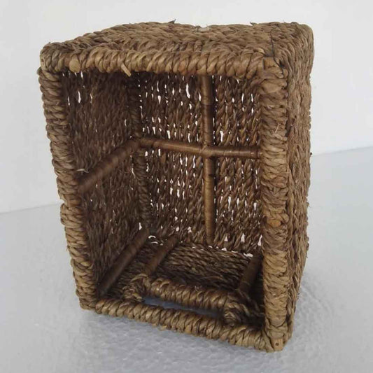 Nayra Compact Hyacinth Rope Tray - Cane Frame Edition