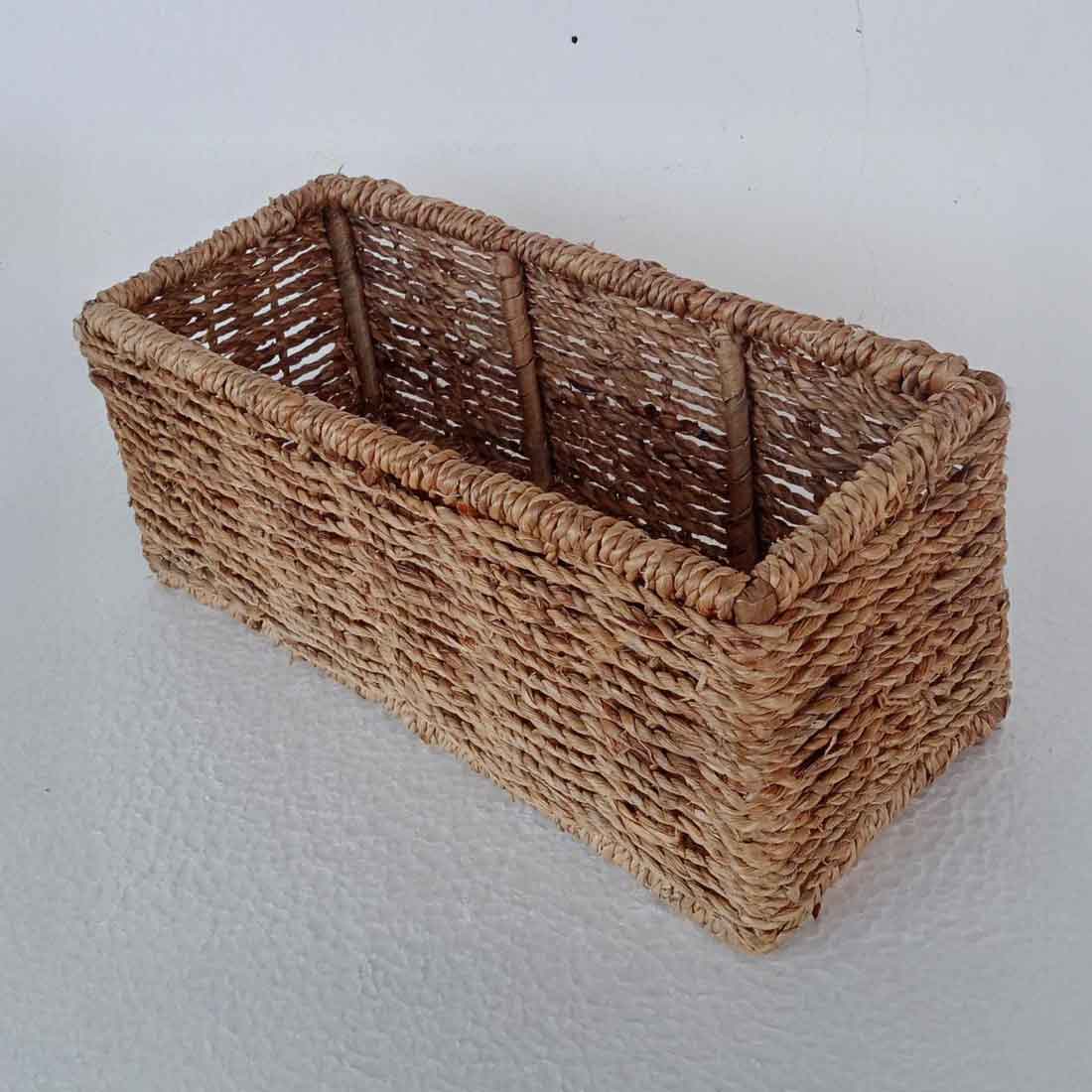 Nayra Hyacinth Rope Tray - Cane Frame Edition