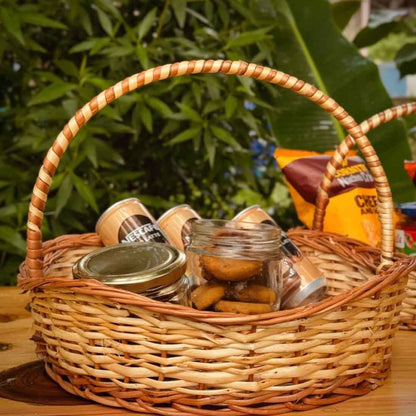 Willow Wave Basket Set - Handcrafted (Set of 3)