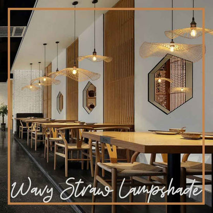 Wavy Straw Lampshade