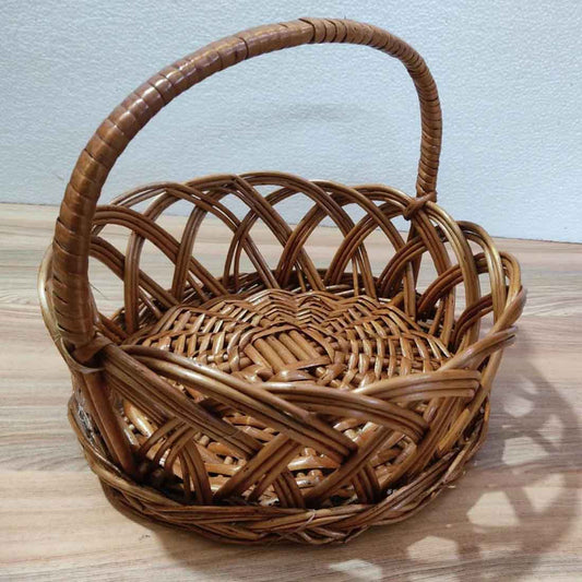 Sunpetal Round Woven Basket