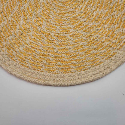 Hush Round Woven Placemat