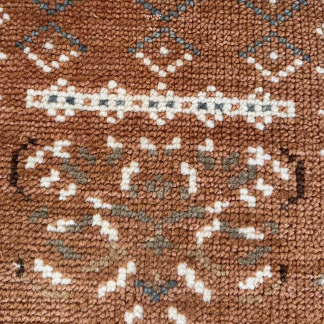 Aural Hand Knotted Abstract Geometric Rug