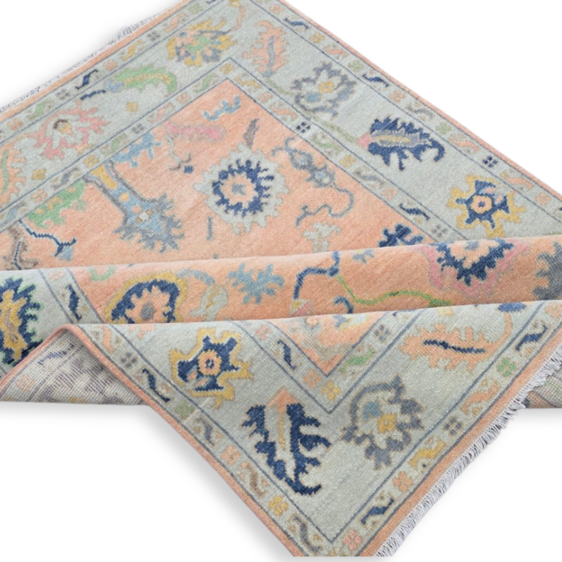 Sophia Hand-Knotted Oushak Rug | Hand-woven Wool Rug