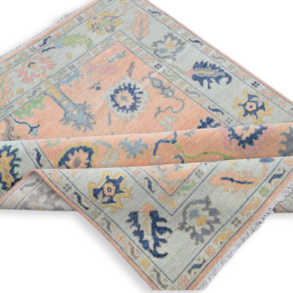 Sophia Hand-Knotted Oushak Rug | Hand-woven Wool Rug
