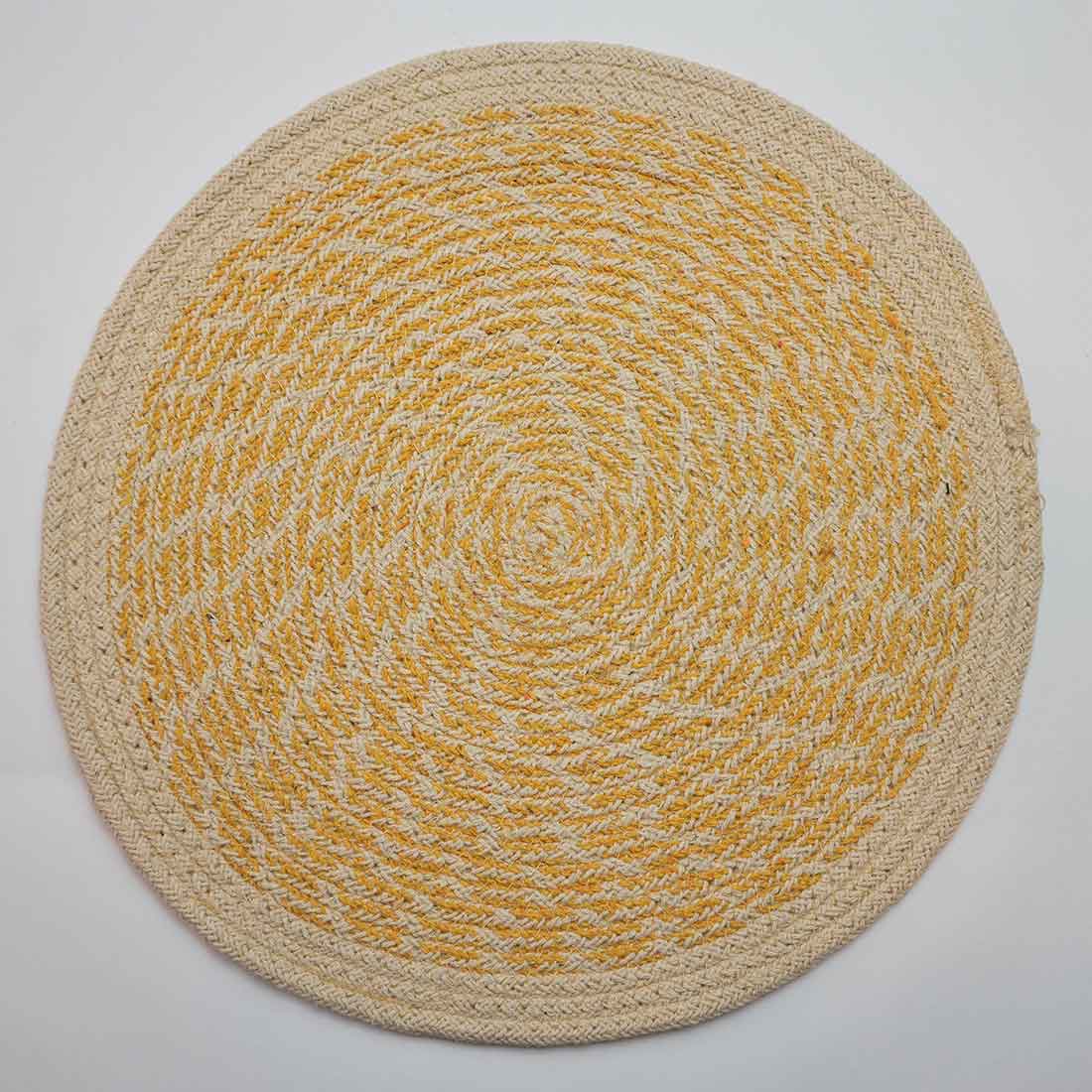 Hush Round Woven Placemat
