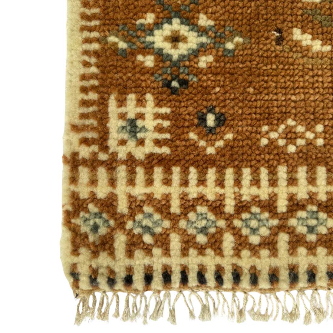 Aural Hand Knotted Abstract Geometric Rug