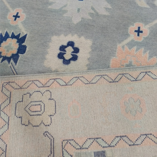 Grace Hand-Knotted Oushak Rug | Hand-woven Wool Rug