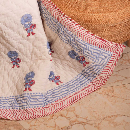 Puffy  Printed Baby Quilt