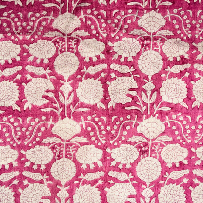 Maati Block Printed Linen Fabric