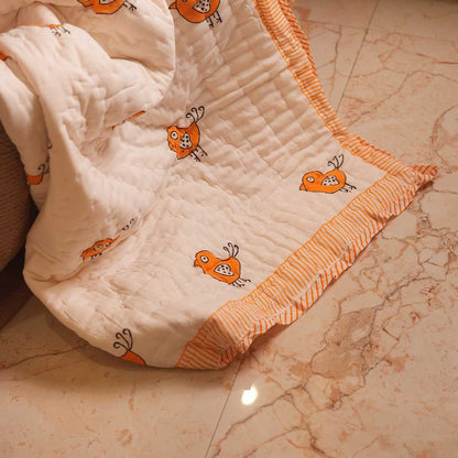 Bunni  Printed Baby Quilt