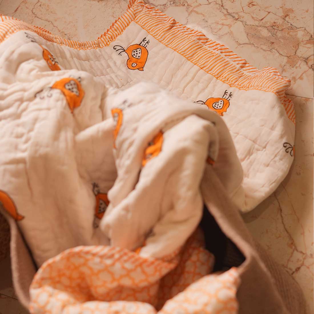 Bunni  Printed Baby Quilt