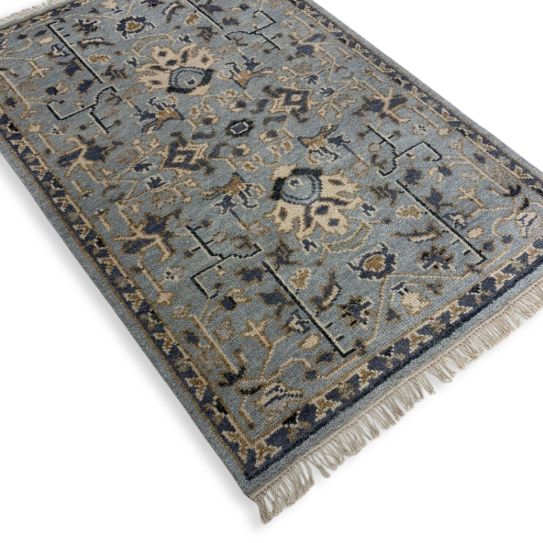 Madeline Hand-Knotted Oushak Rug | Hand-woven Wool Rug