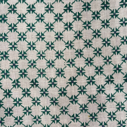 Kaaya Block Printed Linen Fabric | Upholstery & Home Décor Fabric