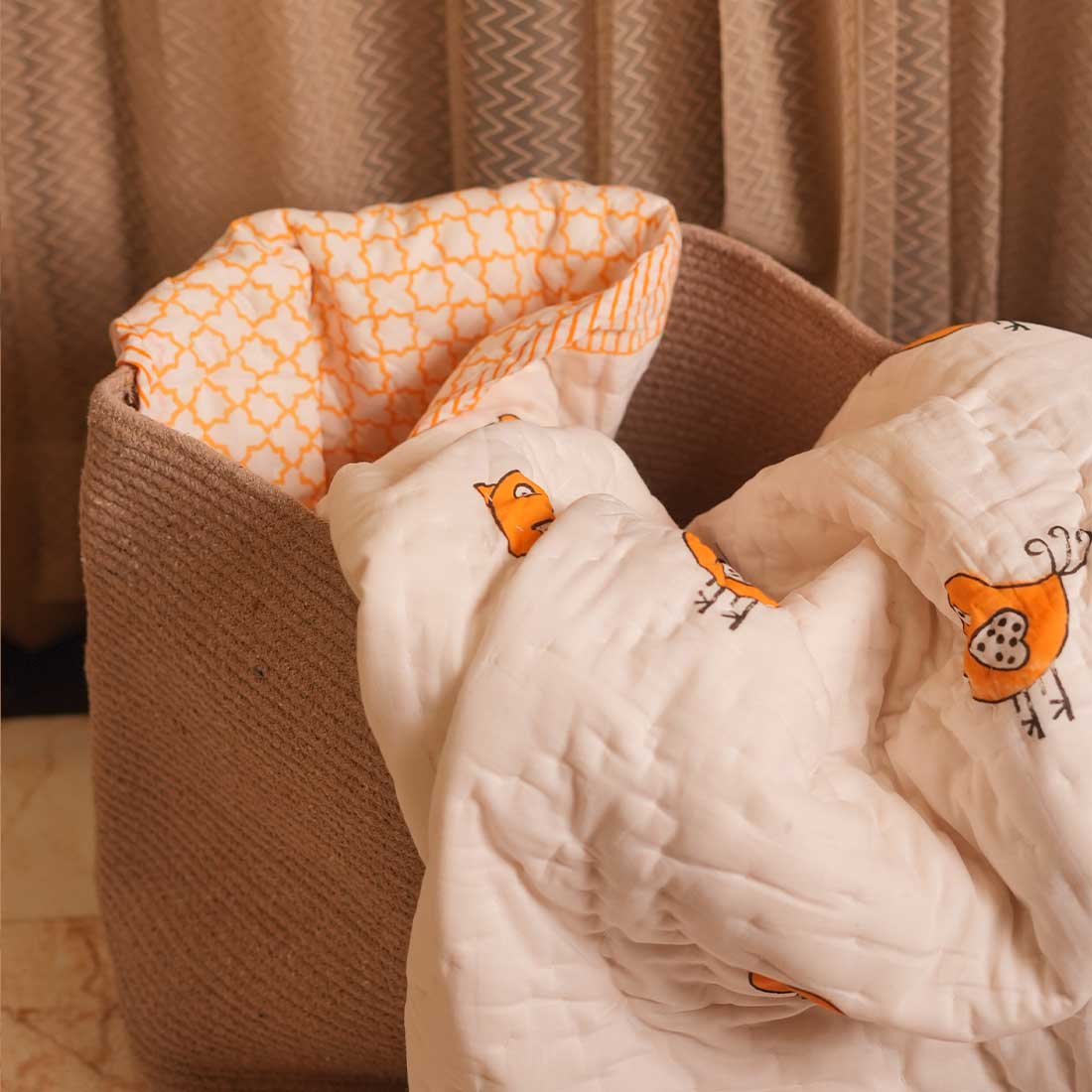 Bunni  Printed Baby Quilt