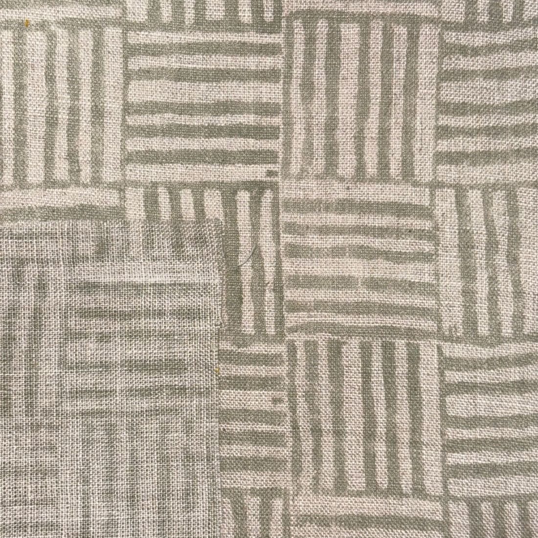 Dhama Block Printed Linen Fabric | Upholstery & Home Décor Fabric