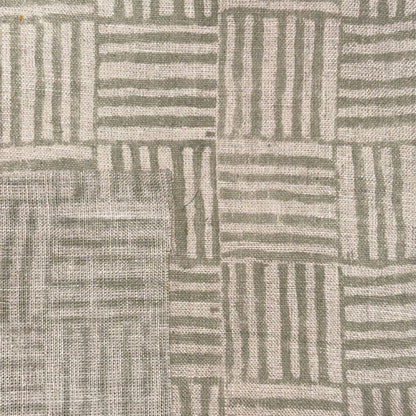 Dhama Block Printed Linen Fabric | Upholstery & Home Décor Fabric
