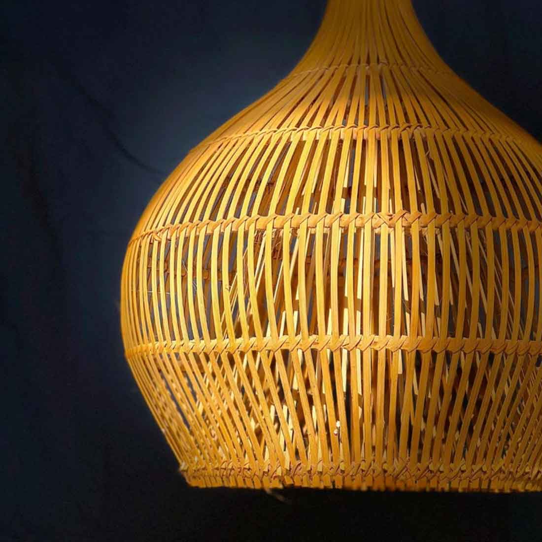 Rattan look Lampshade - (Without Electrical Accessories)