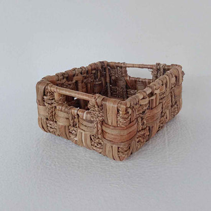 Aira Petite Cane-Edged Hyacinth Tray