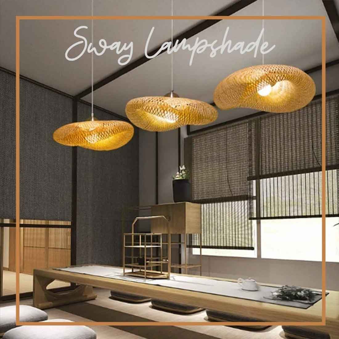 SWAY Shaped Lampshade (Without Electrical Accessories)