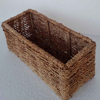 Nayra Hyacinth Rope Tray - Cane Frame Edition