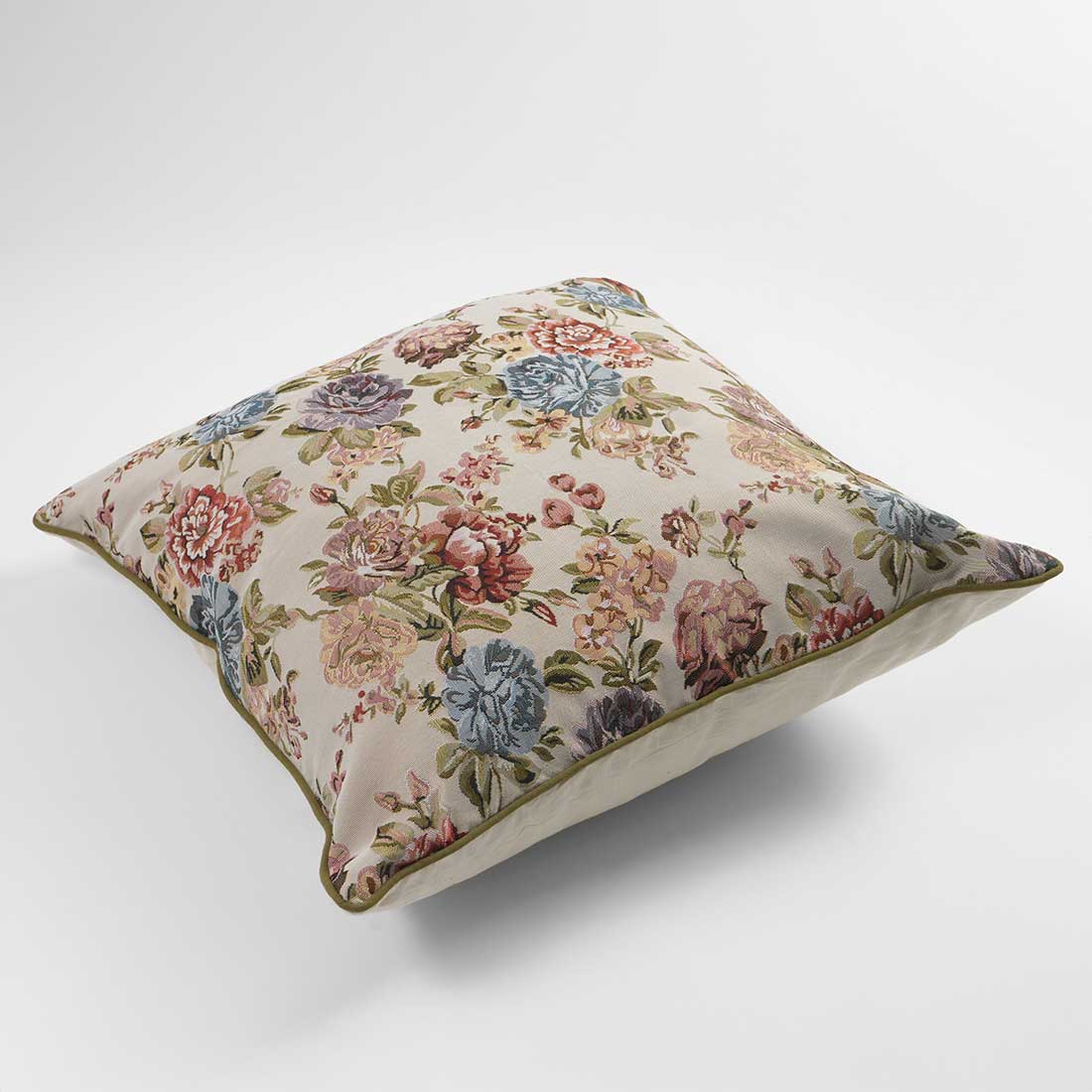 Winter Floral Pillow Cover | Tapestry Floral Pillow | Decorative Throw Cushion