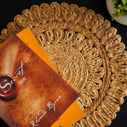 KoshaMini™ Square Jute Coaster – 6″