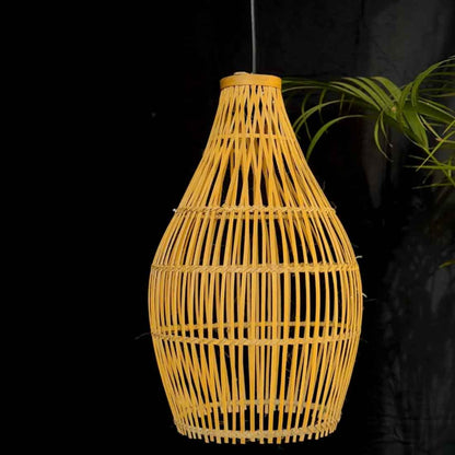 Rattan Look Hanging Lampshade (Without Electrical Accessories)