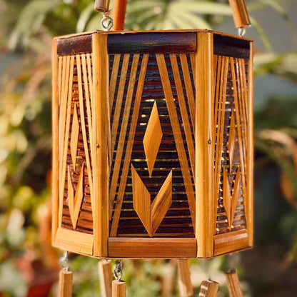 Hanging Lampshade - 6 corner - (Without Electrical Accessories)