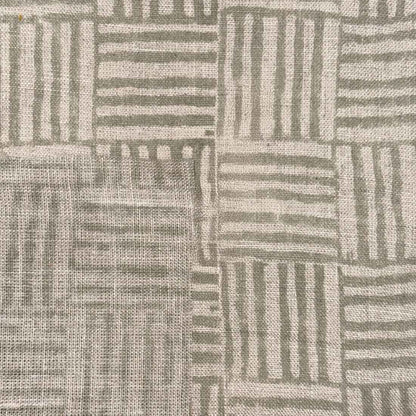 Dhama Block Printed Linen Fabric | Upholstery & Home Décor Fabric