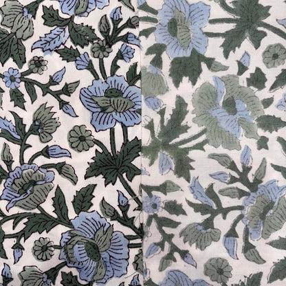 Megha Cotton 44" Block-Printed Jaal Upholstery Fabric