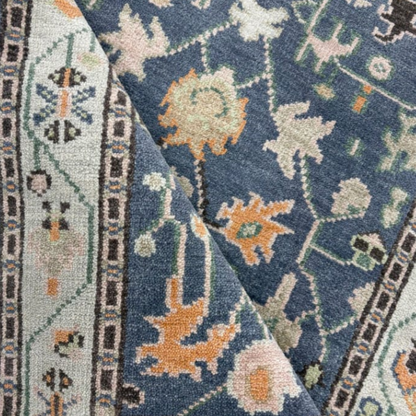 Eleanor Hand-Knotted Oushak Rug | Hand-woven Wool Rug