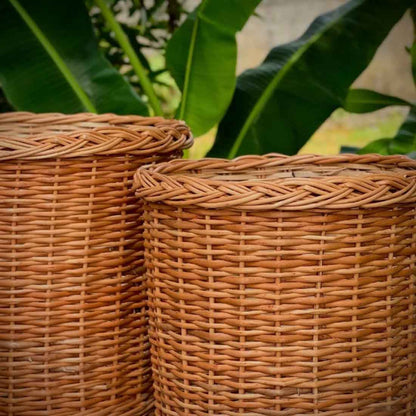 Rop Woven Round Planter