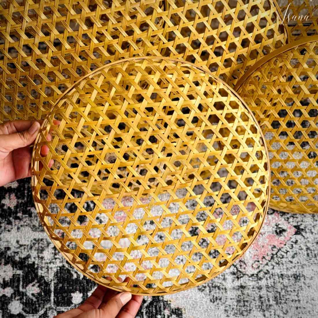 STAR BAMBOO MAT LAMPSHADES