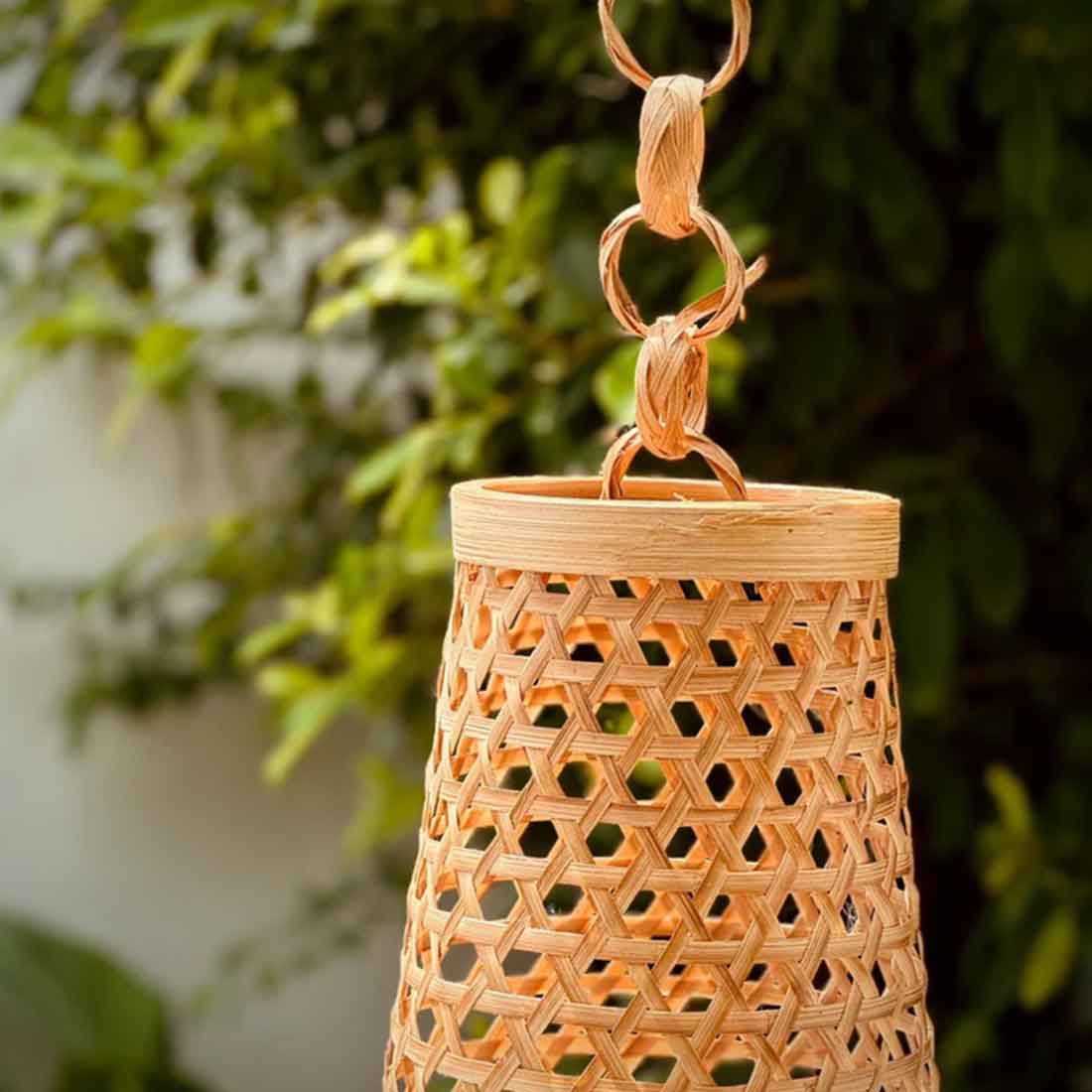 Hanging Natural Lampshade (Without Electrical Accessories)