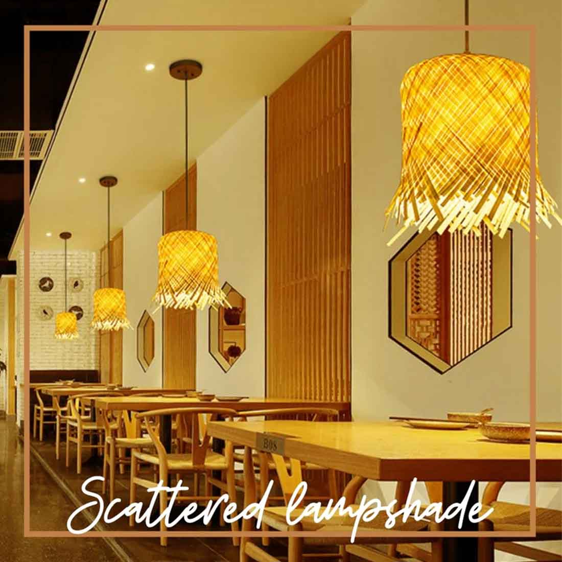 Scattered Lampshade - Natural (Without Electrical Accessories)