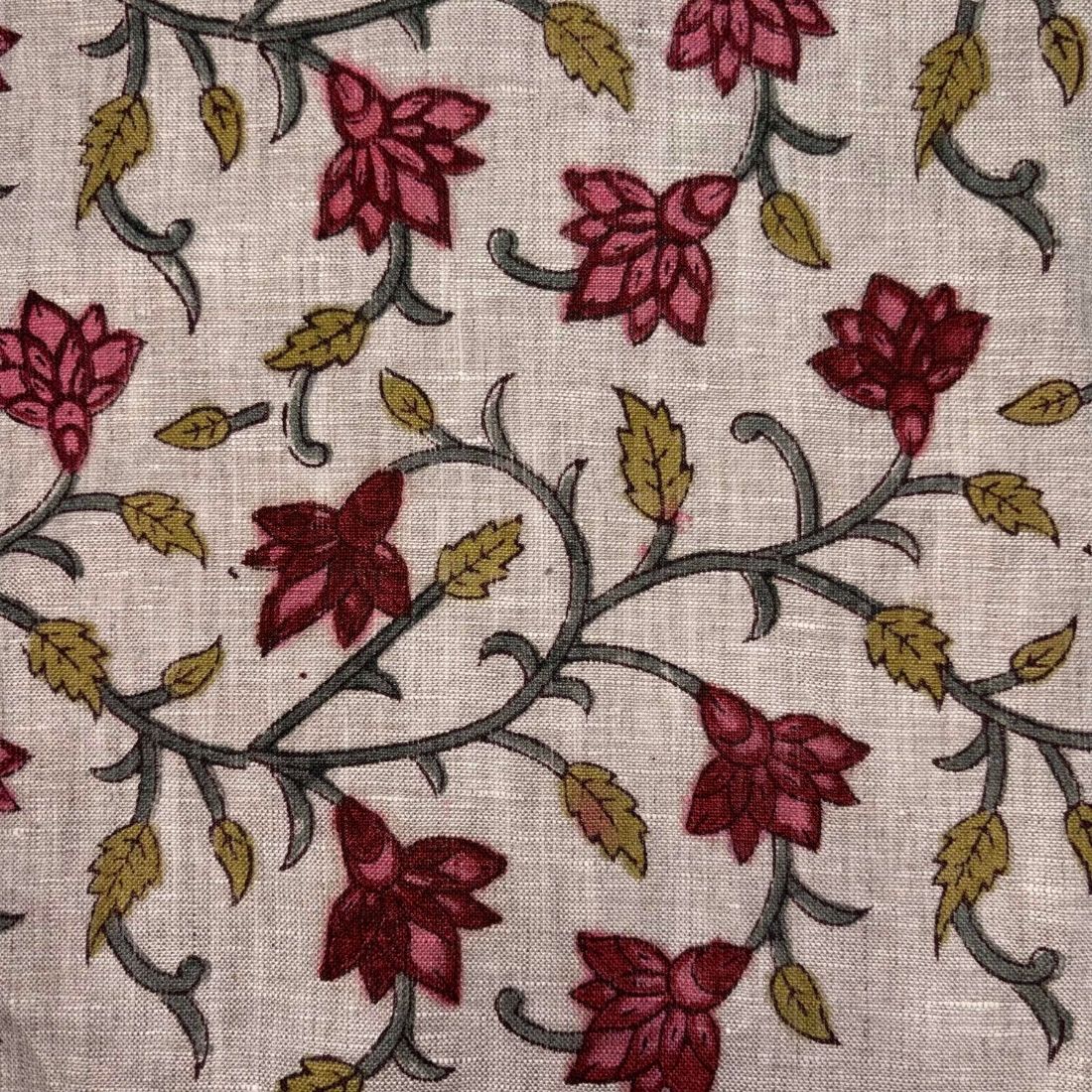 Gulmohar Block Print Fabric