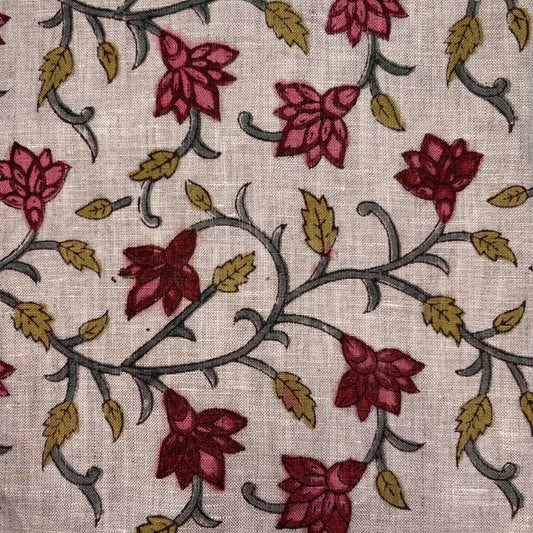 Gulmohar Block Print Fabric