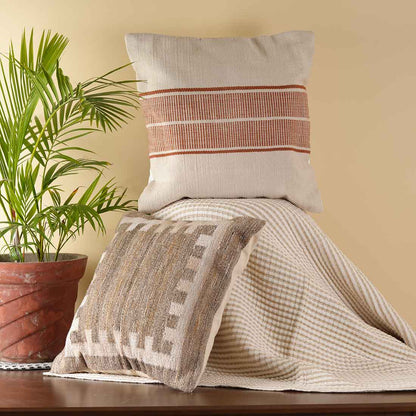 Sovo Square Woven Pillow Cover