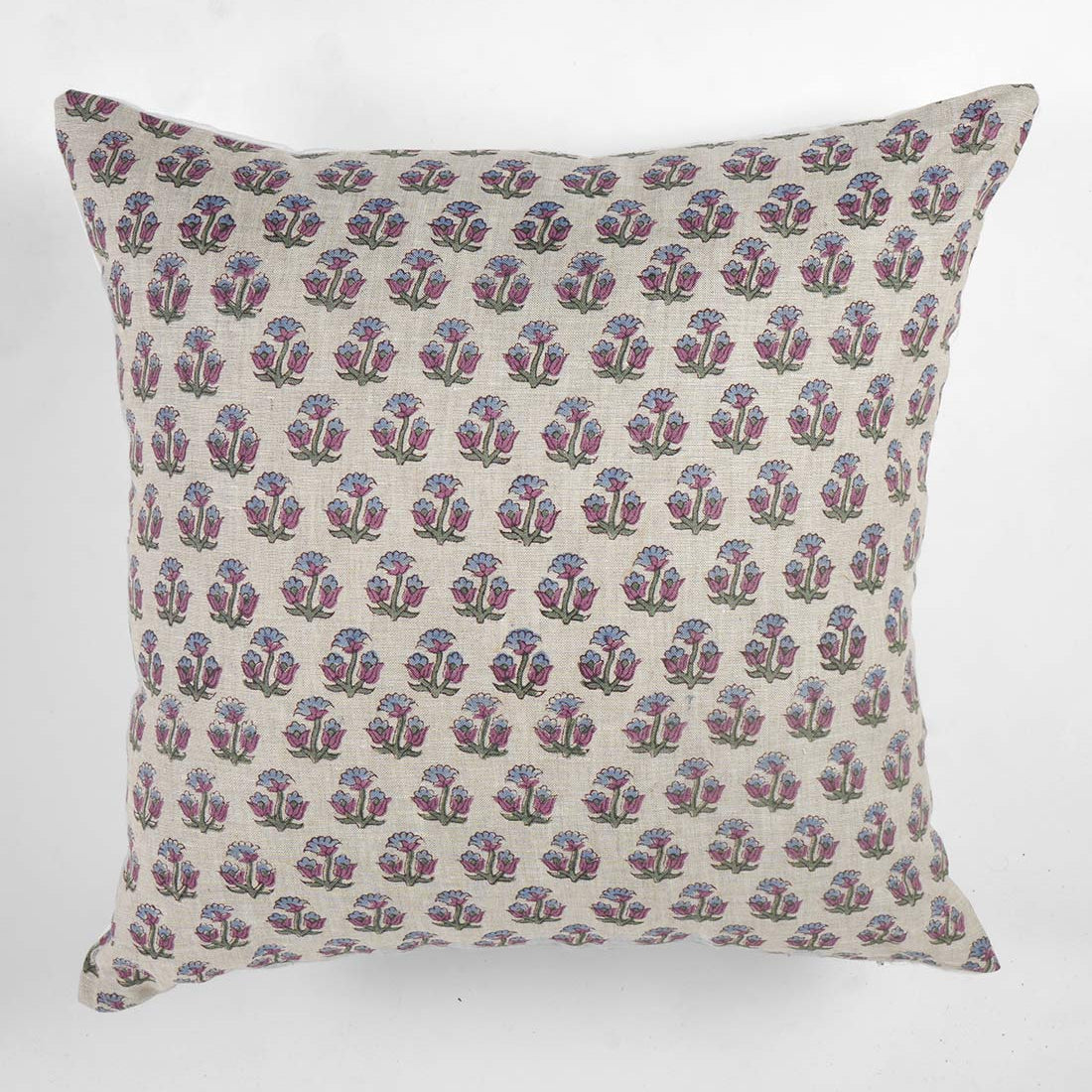 Decorative pillow with a pattern on a white background
