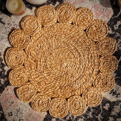 Multipurpose Jute Coasters - 6" Handwoven Rustic Charm