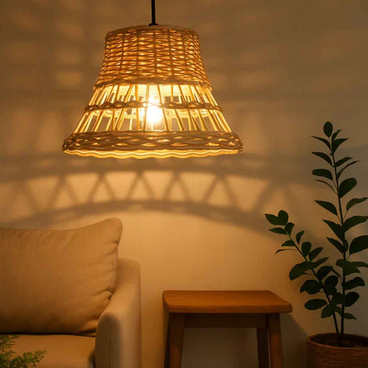 Cane Hanging Lampshade