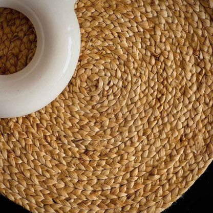 EarthWeave Round Jute Coaster – 6" Handwoven Rustic Elegance