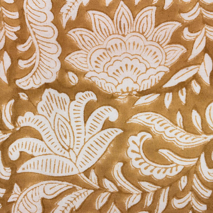 Malta Block Print Cotton Fabric