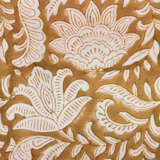 Malta Block Print Cotton Fabric