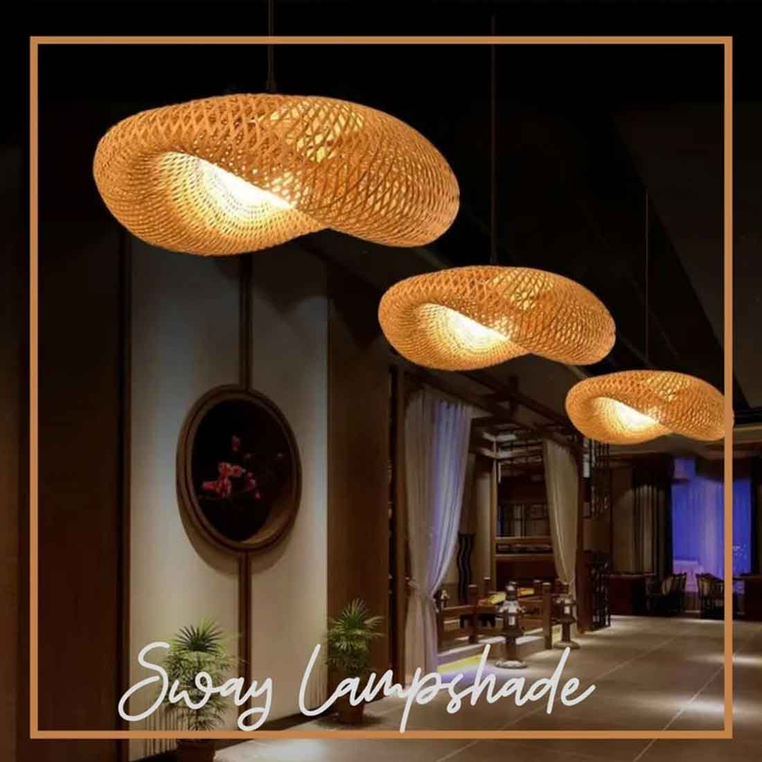 SWAY Shaped Lampshade (Without Electrical Accessories)