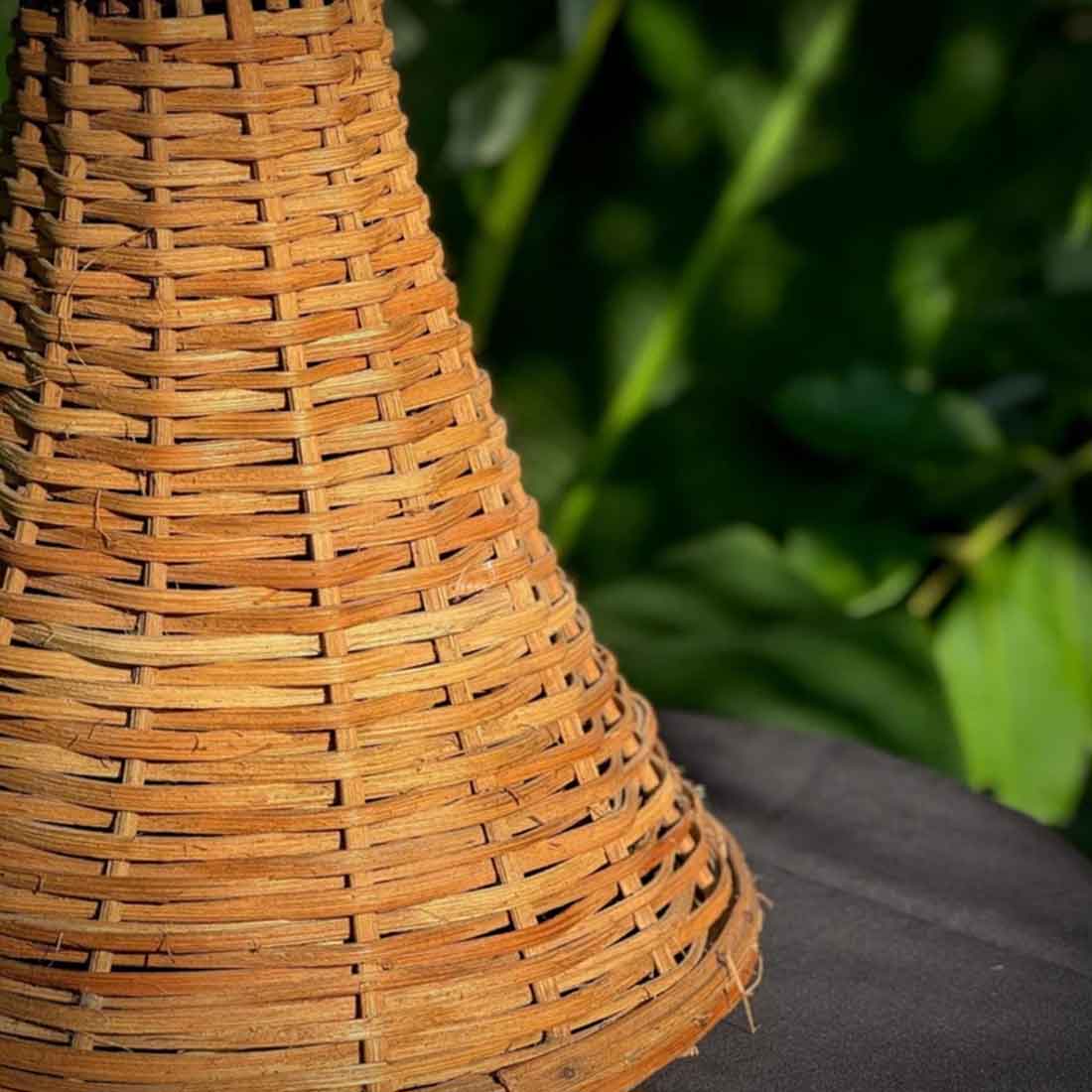Cane Table Lampshade