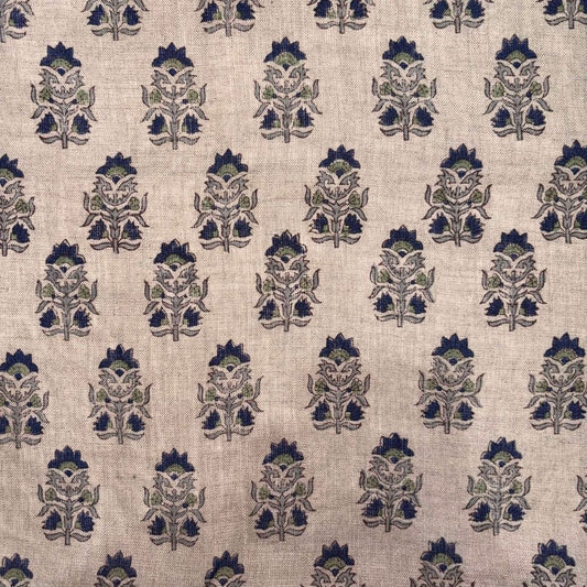 Raga Block Print Fabric